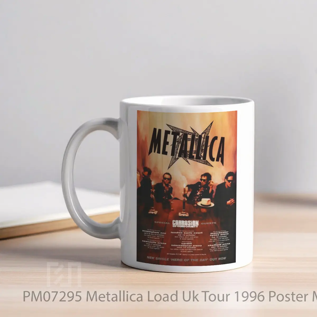 Mug Metallica Load Uk Tour 1996 MPM07295 - All-side / Desain
