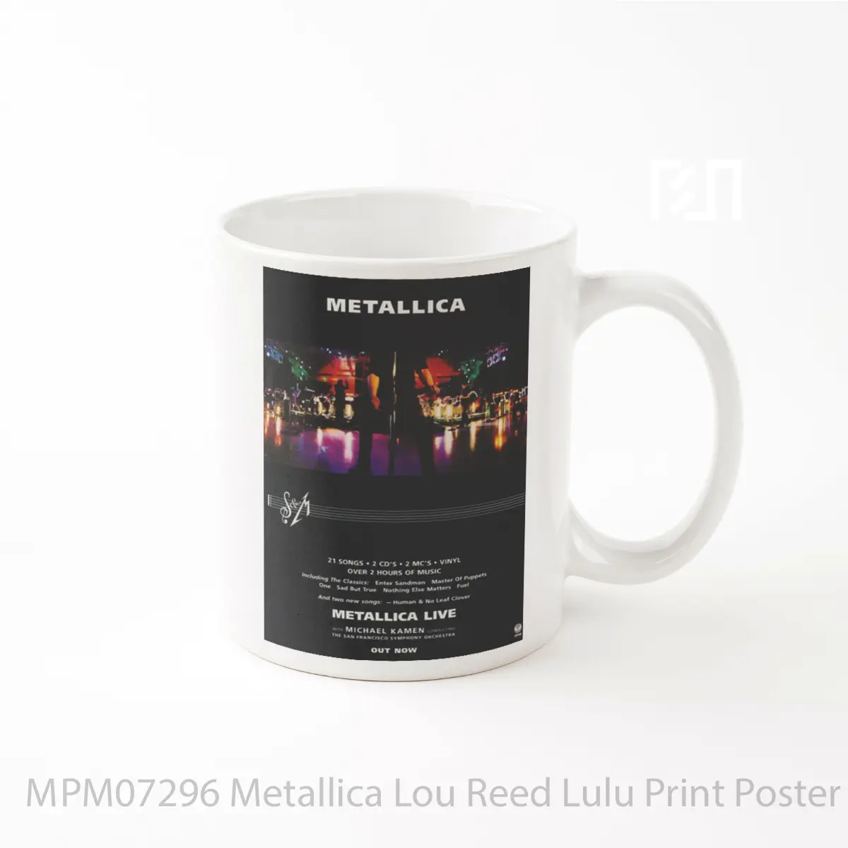 Mug Metallica Lou Reed Lulu Print MPM07296