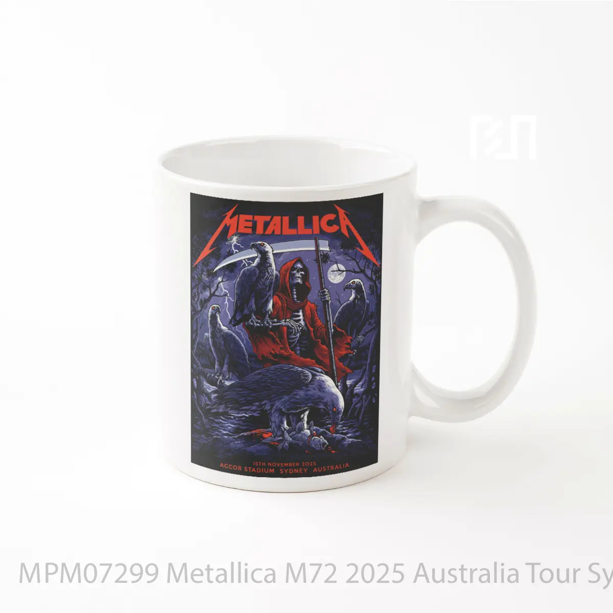 Mug Metallica M72 2025 Australia Tour Sydney Accor Stadium MPM07299