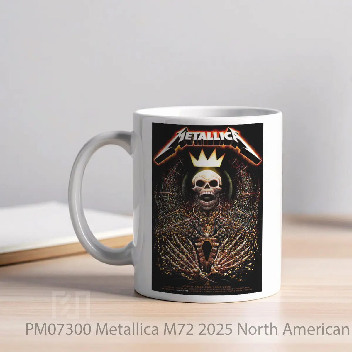 Mug Metallica M72 2025 North American Tour MPM07300 - All-side / Desain