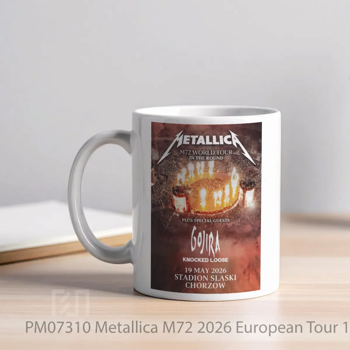 Mug Metallica M72 2026 European Tour 1 MPM07310 - All-side / Desain