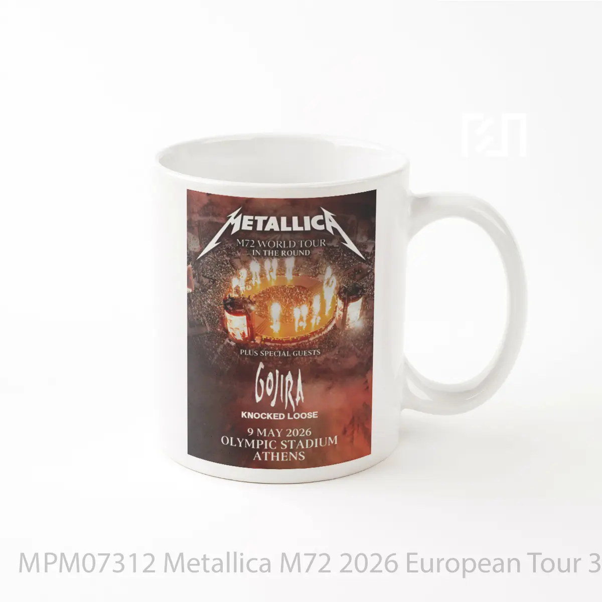 Mug Metallica M72 2026 European Tour 3 MPM07312