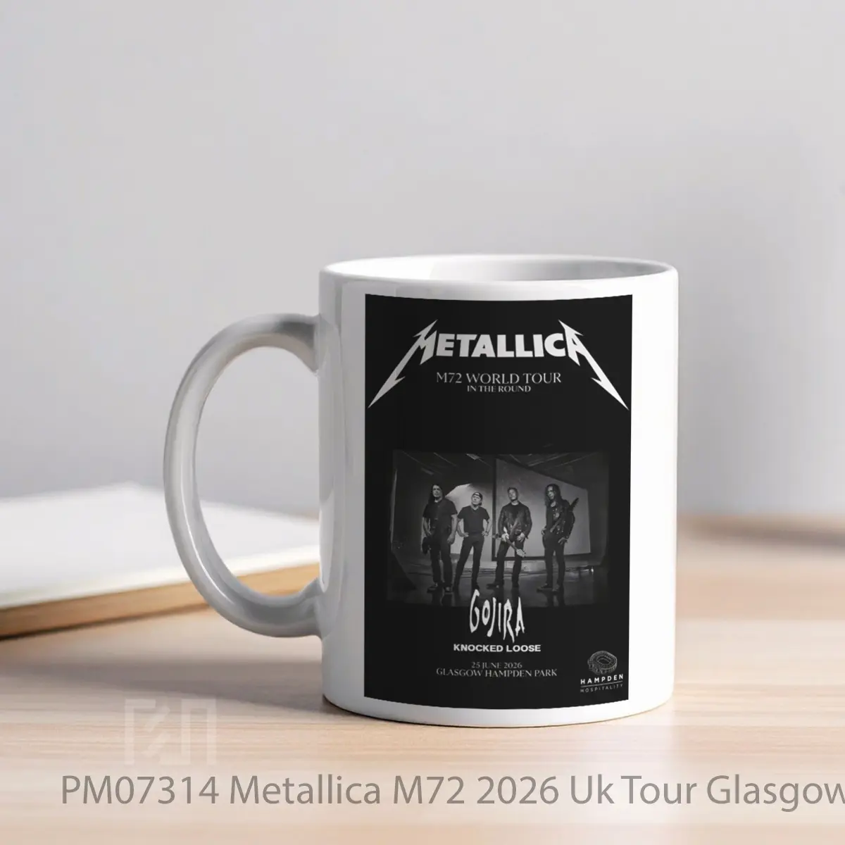 Mug Metallica M72 2026 Uk Tour Glasgow Hampden Park MPM07314 - All-side / Desain