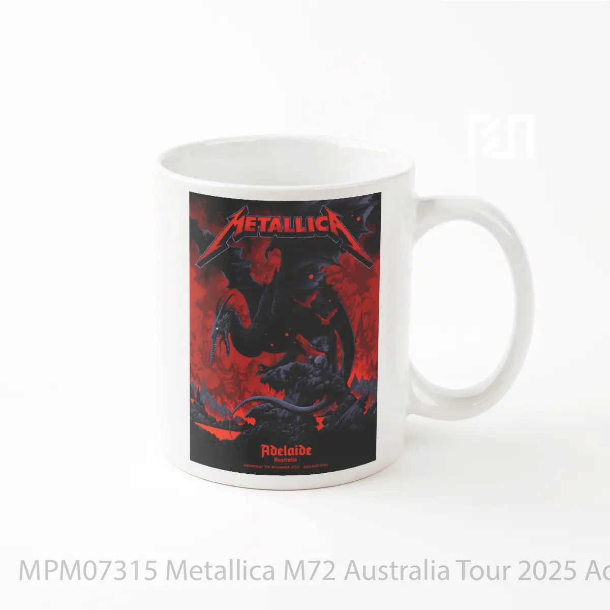 Mug Metallica M72 Australia Tour 2025 Adelaide Oval Stadium MPM07315