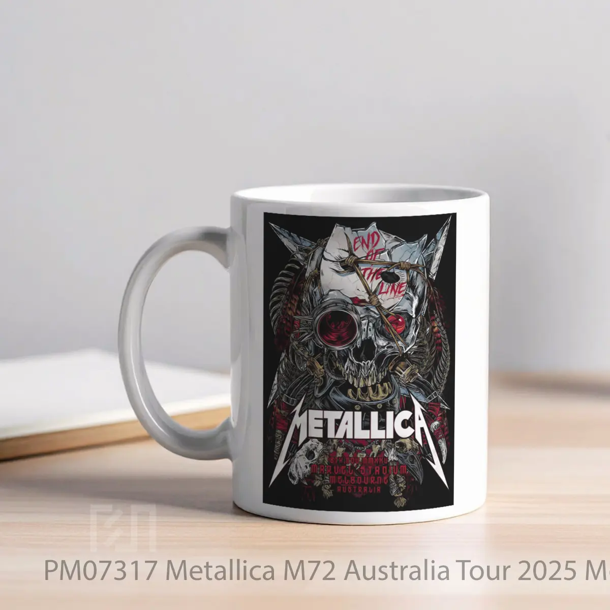 Mug Metallica M72 Australia Tour 2025 Melbourne Marvel Stadium MPM07317 - All-side / Desain