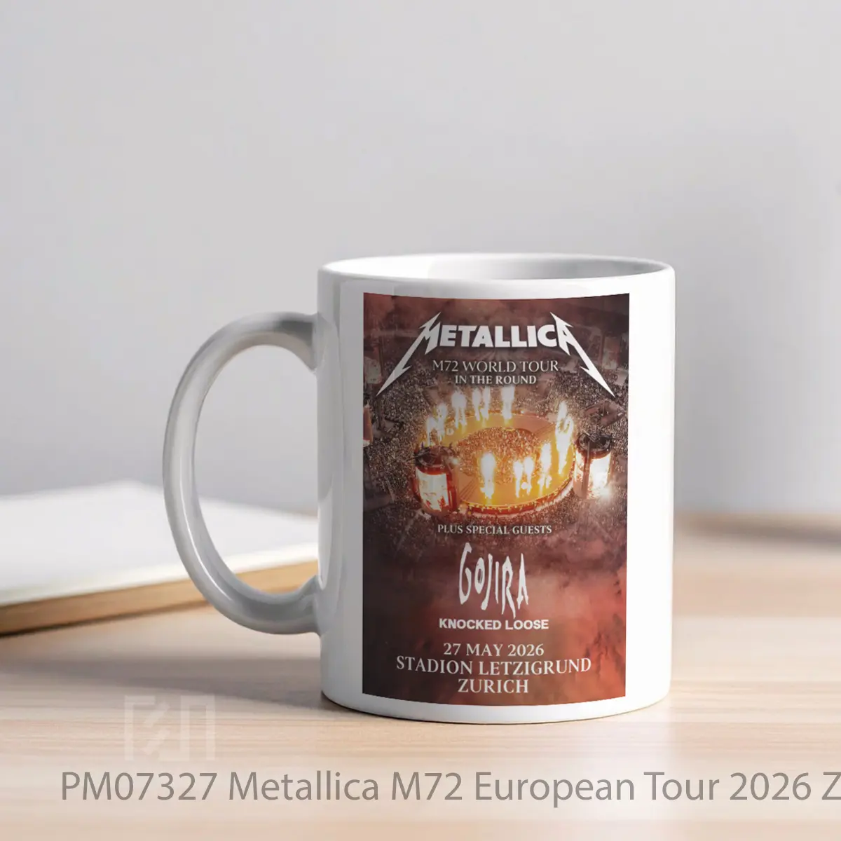 Mug Metallica M72 European Tour 2026 Zurich Stadion Letzigrund MPM07327 - All-side / Desain