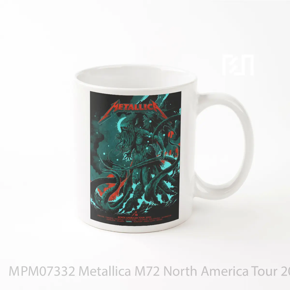 Mug Metallica M72 North America Tour 2025 Tampa MPM07332