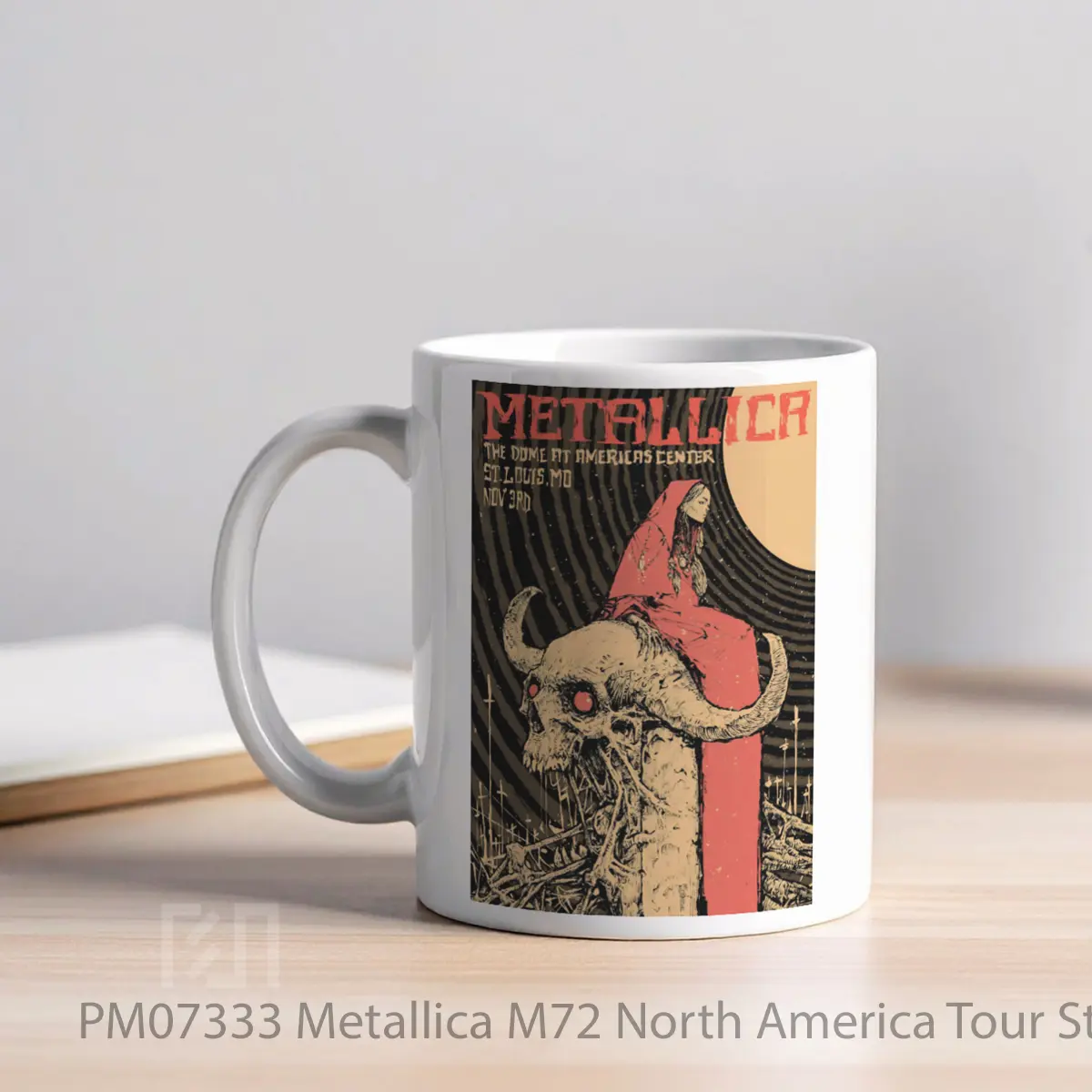Mug Metallica M72 North America Tour St Louis MPM07333 - All-side / Desain