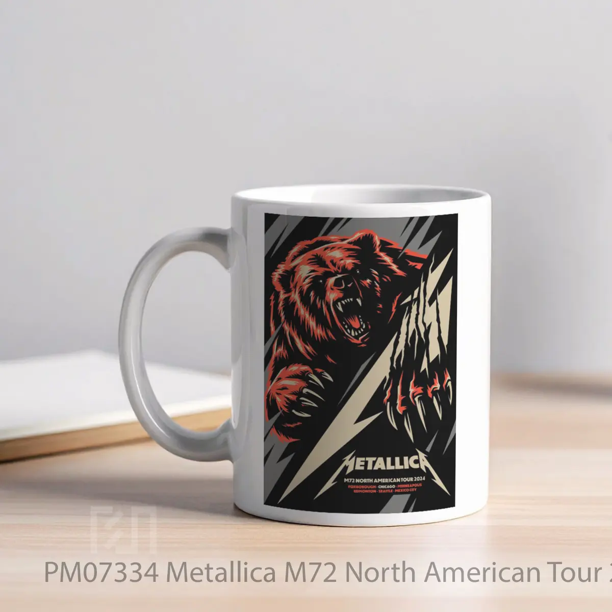 Mug Metallica M72 North American Tour 2024 Chicago MPM07334 - All-side / Desain