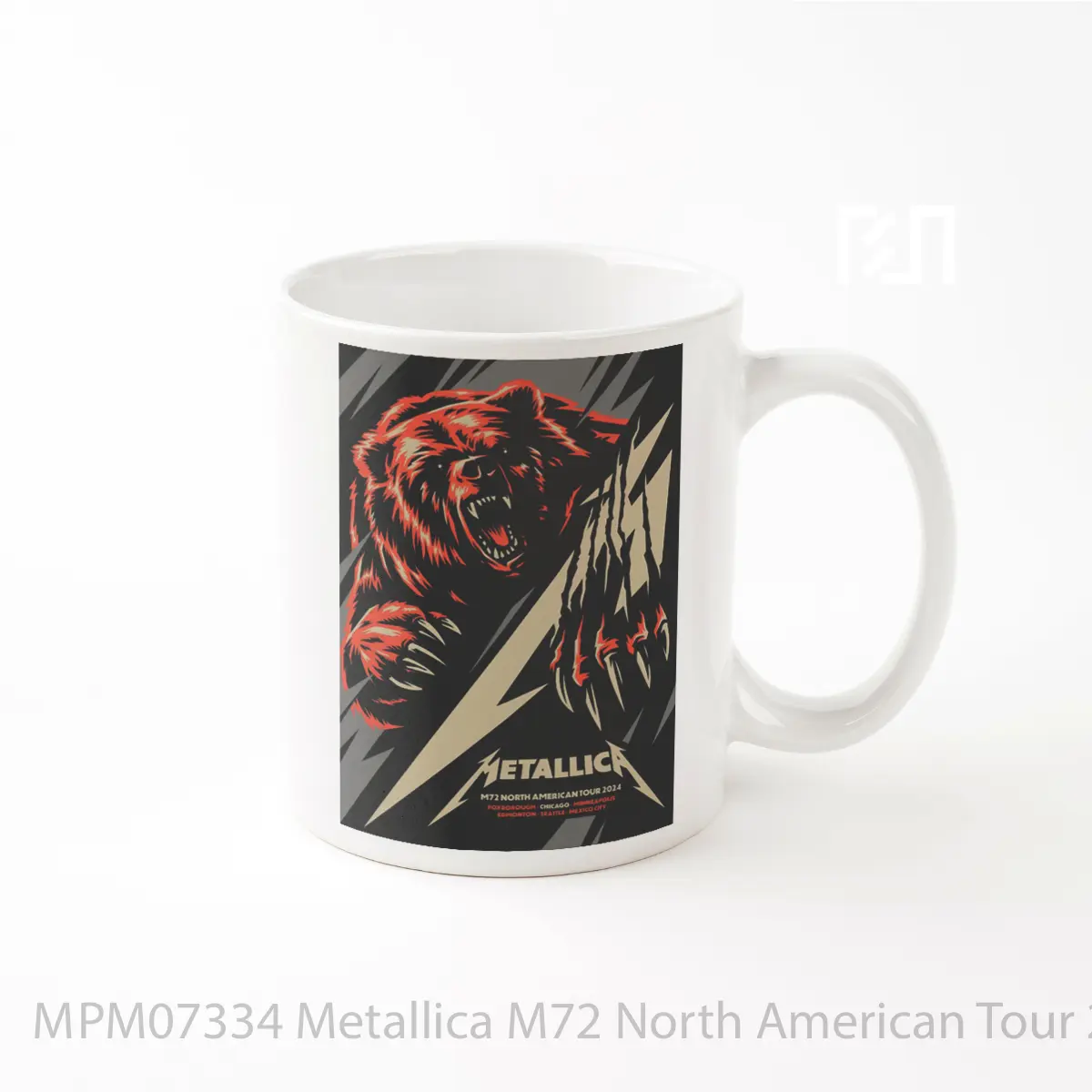 Mug Metallica M72 North American Tour 2024 Chicago MPM07334