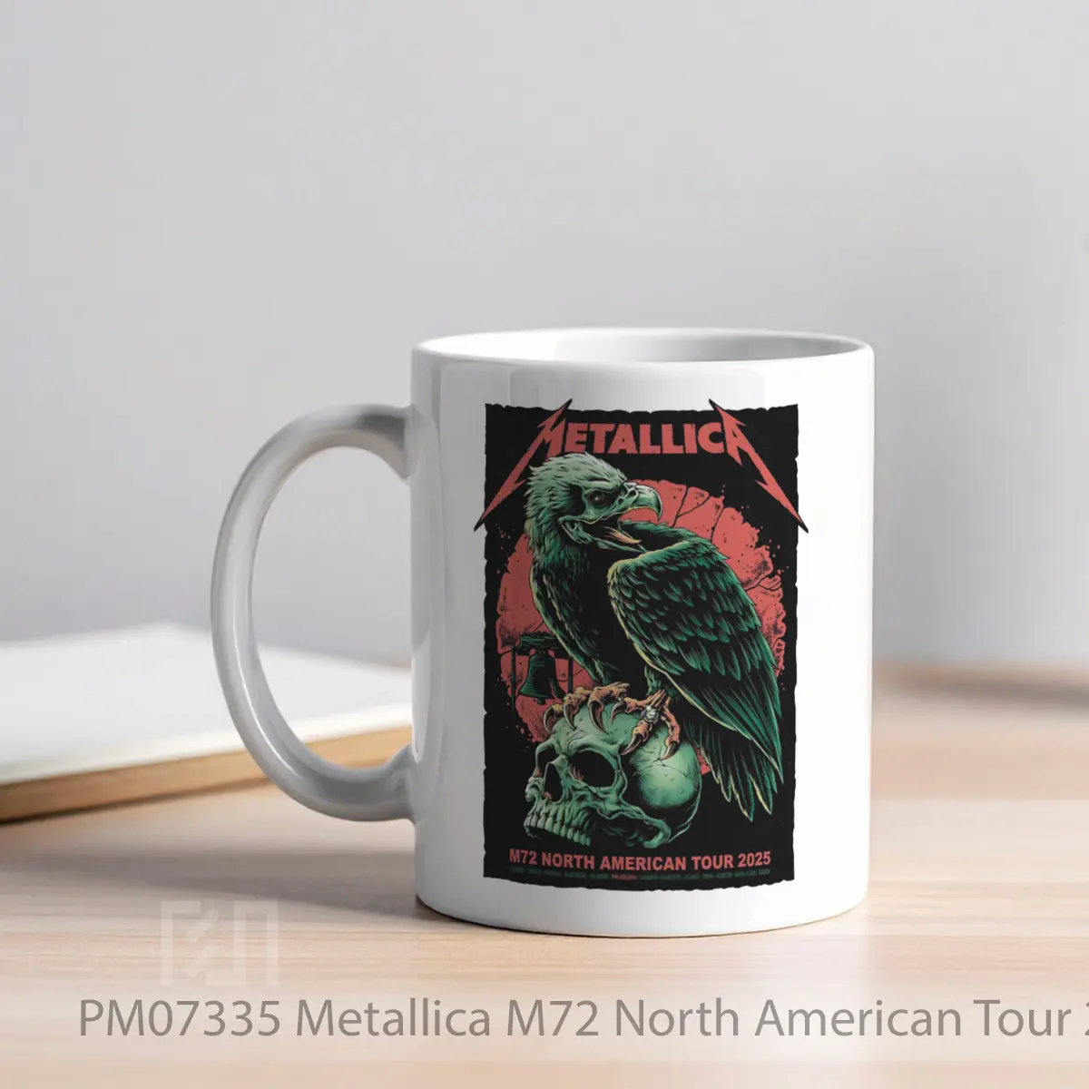 Mug Metallica M72 North American Tour 2025 Philadelphia Lincoln Field MPM07335 - All-side / Desain