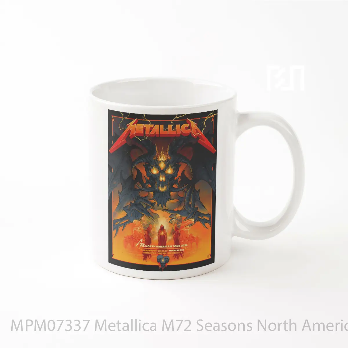 Mug Metallica M72 Seasons North American Tour 2024 Michigan MPM07337
