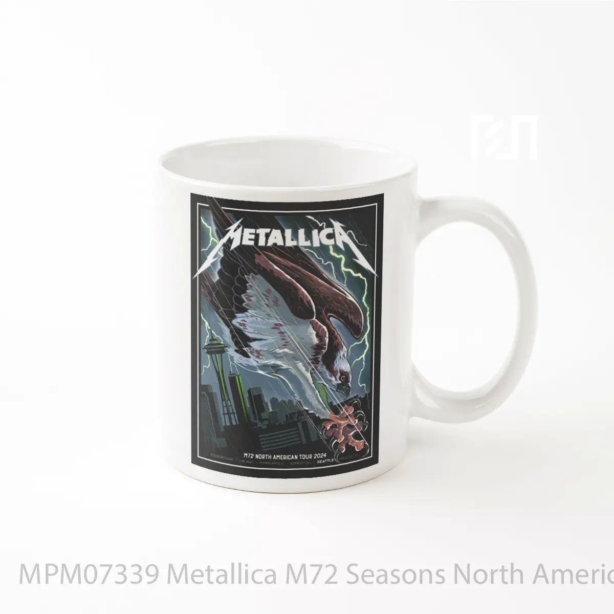 Mug Metallica M72 Seasons North American Tour 2024 Seattle Alt MPM07339