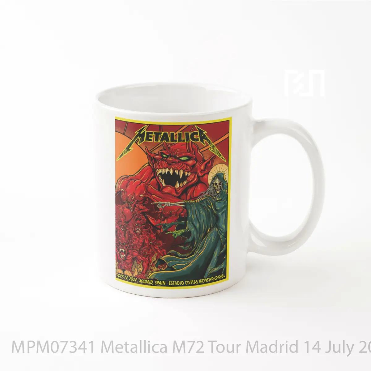 Mug Metallica M72 Tour Madrid 14 July 2024 MPM07341