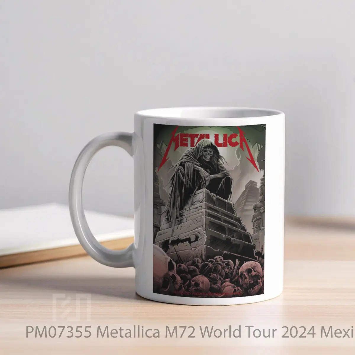Mug Metallica M72 World Tour 2024 Mexico City Estadio Gnp Seguros 20 September MPM07355 - All-side / Desain