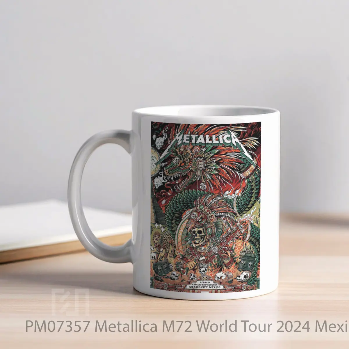 Mug Metallica M72 World Tour 2024 Mexico City Variant MPM07357 - All-side / Desain