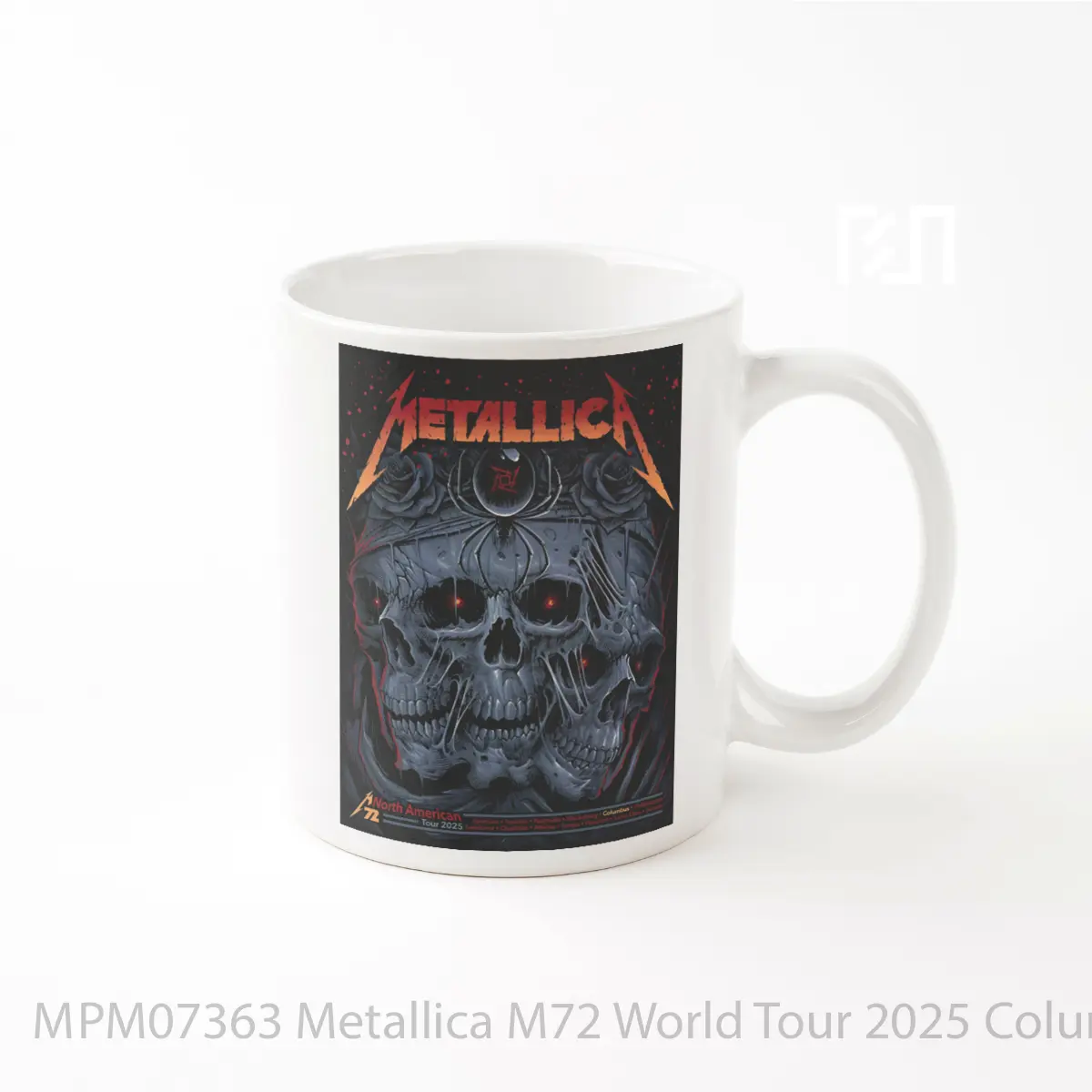 Mug Metallica M72 World Tour 2025 Columbus Historic Crew Stadium MPM07363