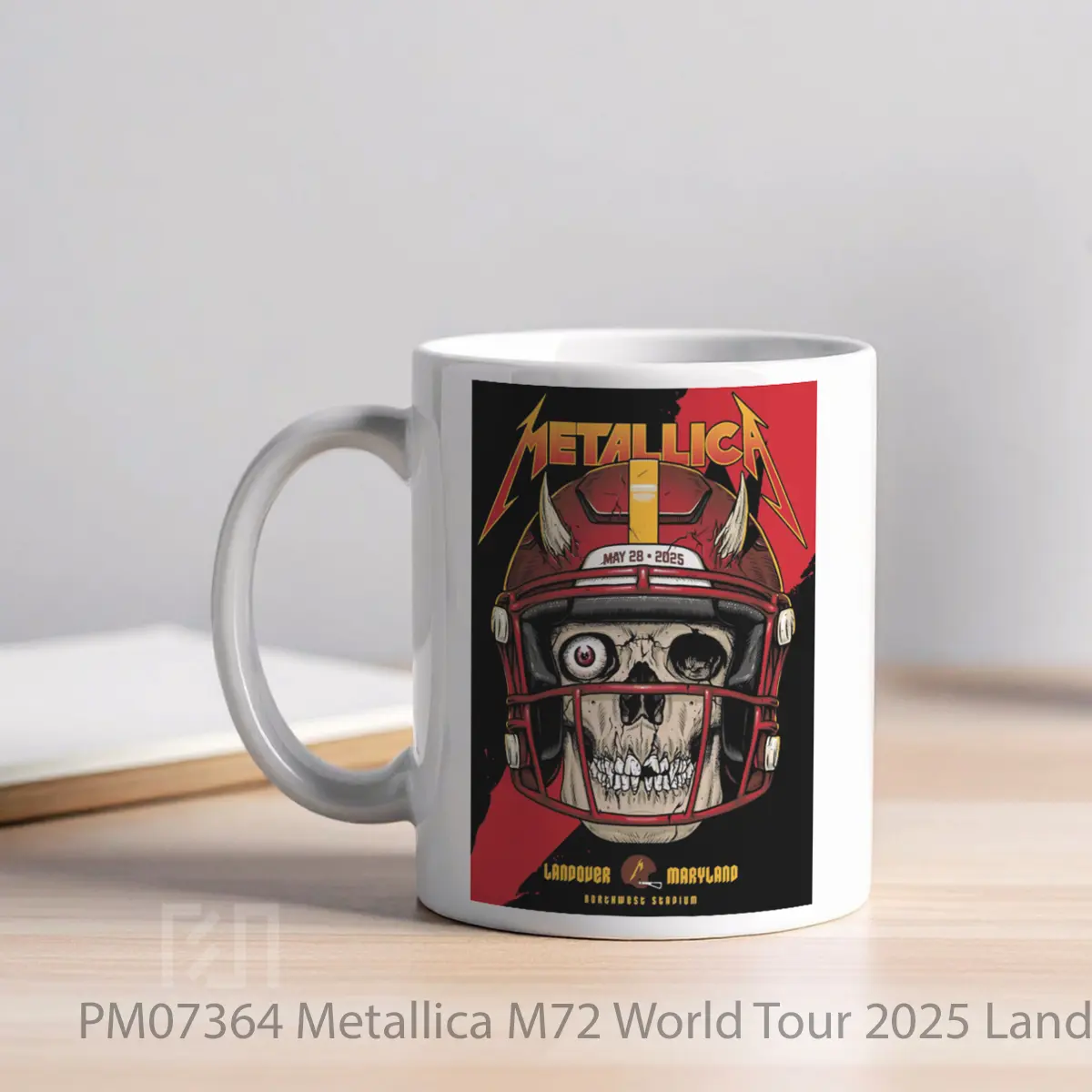 Mug Metallica M72 World Tour 2025 Landover Northwest Stadium 28 May 2025 2 MPM07364 - All-side / Desain