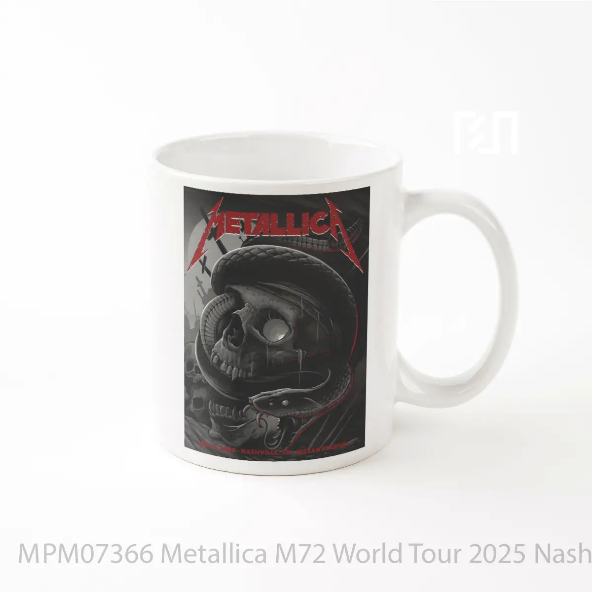 Mug Metallica M72 World Tour 2025 Nashville Nissan Stadium Variant 1 MPM07366