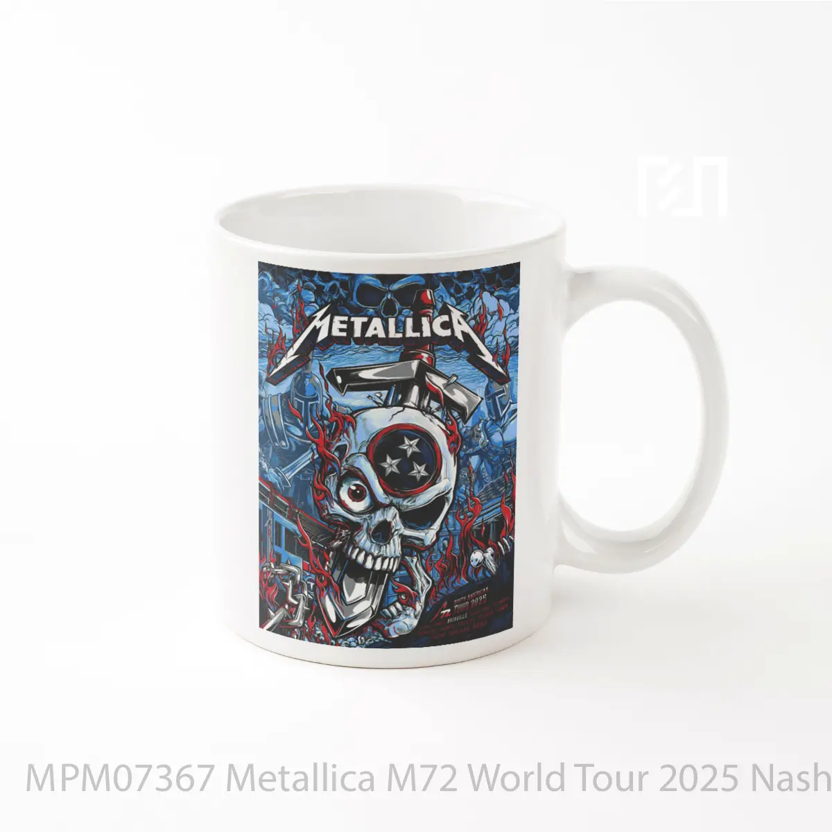 Mug Metallica M72 World Tour 2025 Nashville Nissan Stadium Variant 2 MPM07367