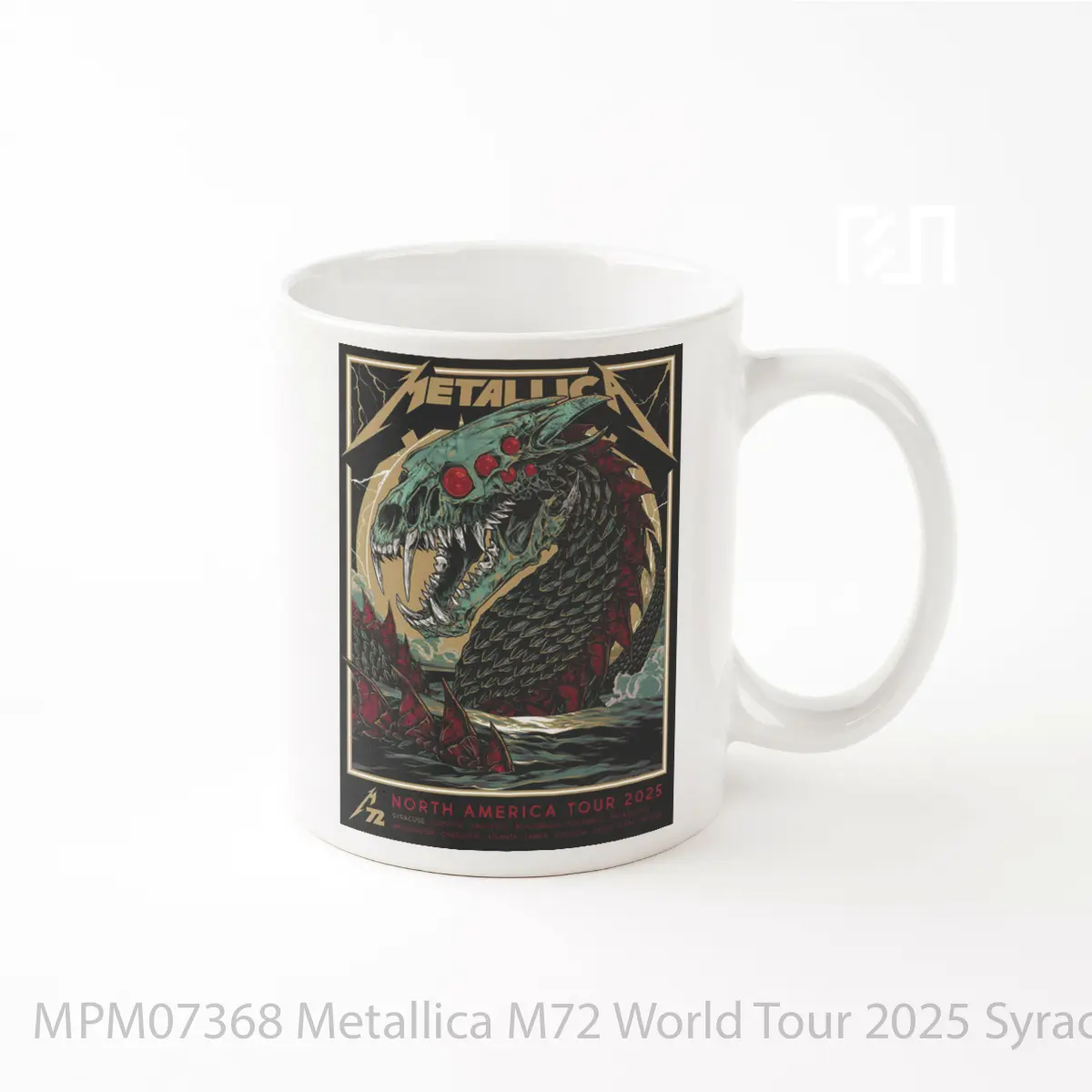 Mug Metallica M72 World Tour 2025 Syracuse Jma Wireless Dome MPM07368