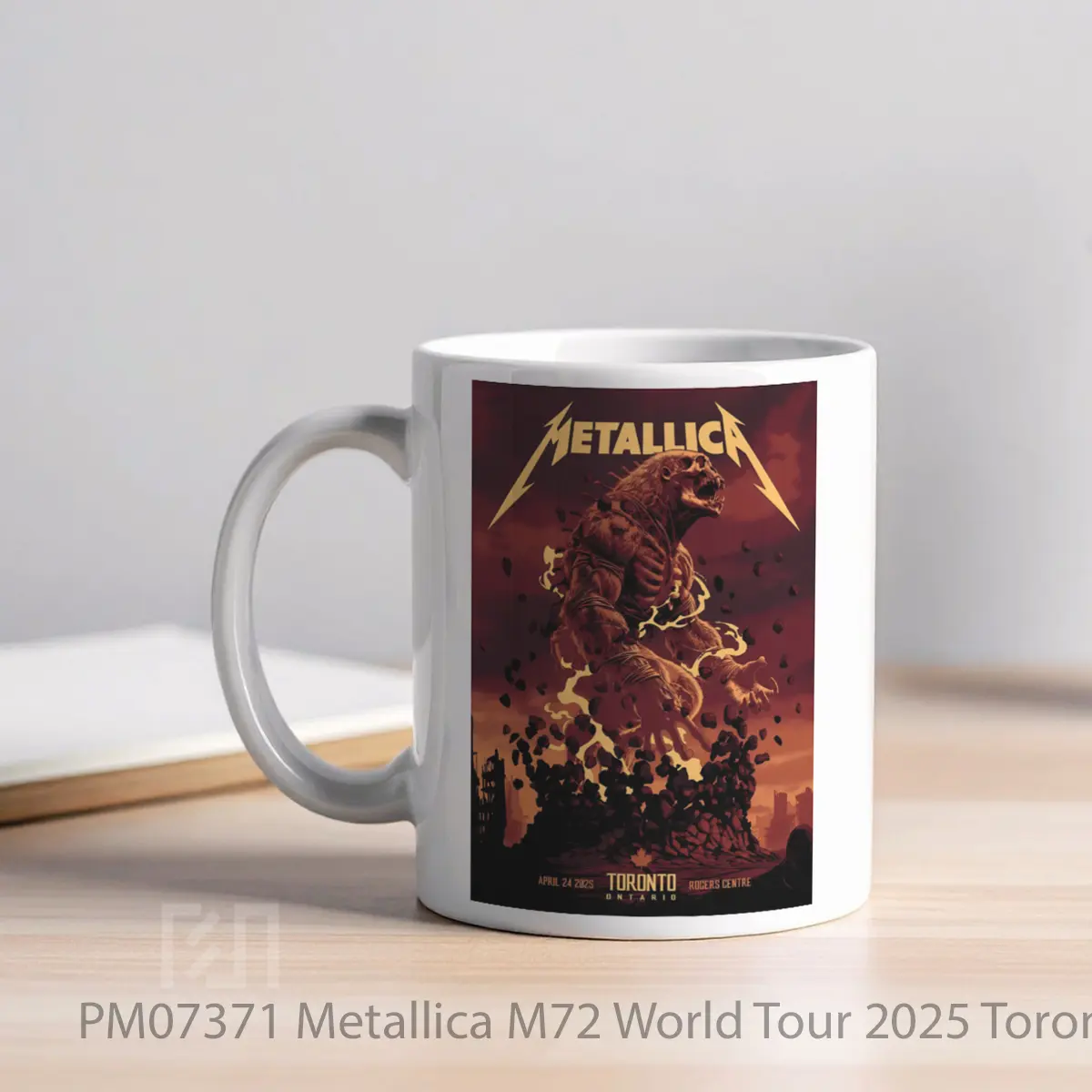 Mug Metallica M72 World Tour 2025 Toronto Rogers Centre 24 April 2025 MPM07371 - All-side / Desain