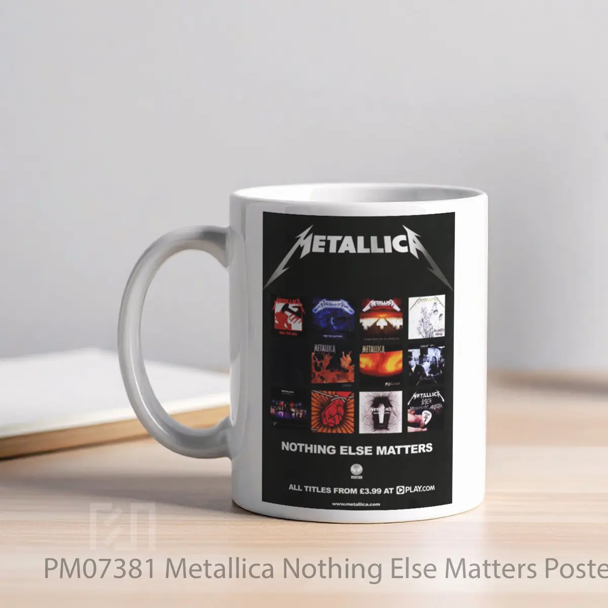 Mug Metallica Nothing Else Matters MPM07381 - All-side / Desain