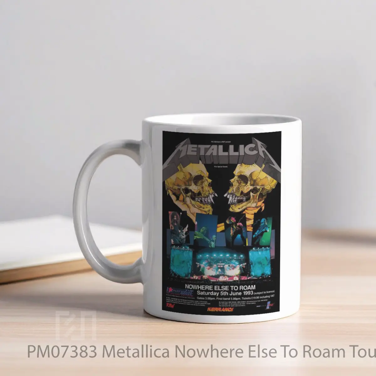 Mug Metallica Nowhere Else To Roam Tour 1993 Milton Keynes MPM07383 - All-side / Desain