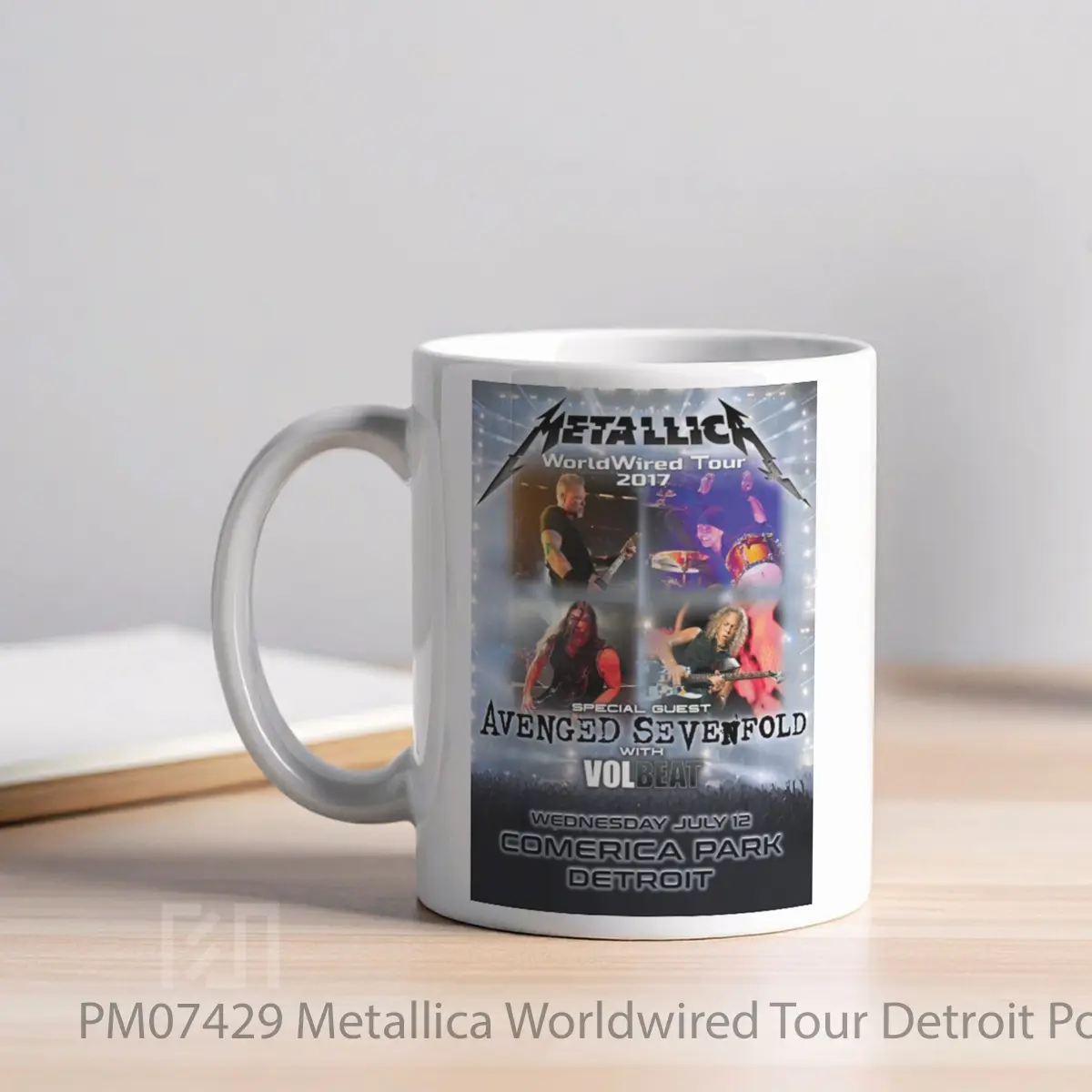 Mug Metallica Worldwired Tour Detroit MPM07429 - All-side / Desain