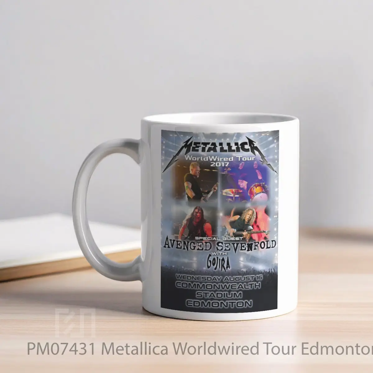 Mug Metallica Worldwired Tour Edmonton MPM07431 - All-side / Desain