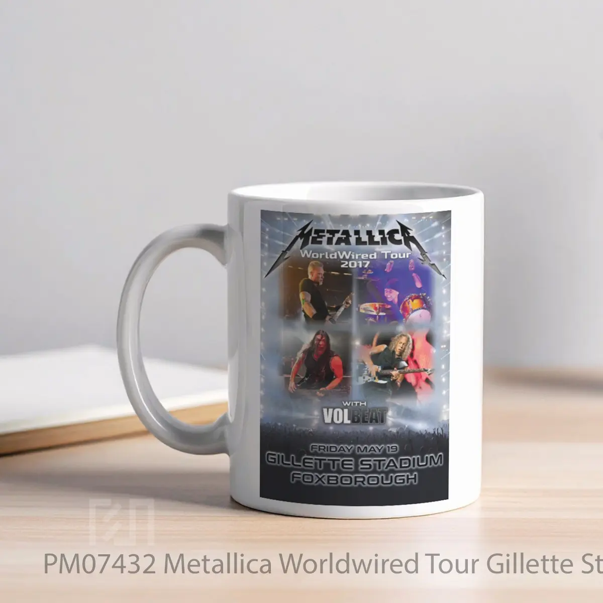 Mug Metallica Worldwired Tour Gillette Stadium Foxboro MPM07432 - All-side / Desain