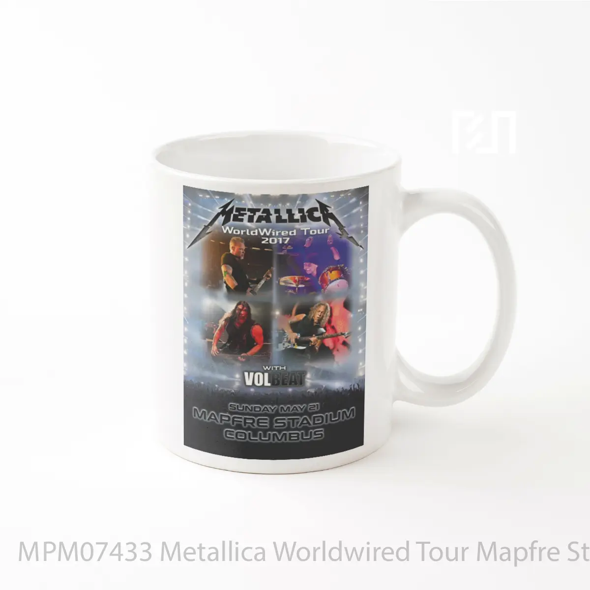 Mug Metallica Worldwired Tour Mapfre Stadium Columbus MPM07433