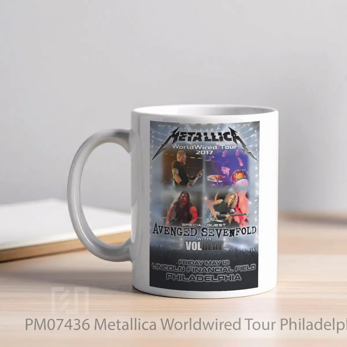 Mug Metallica Worldwired Tour Philadelphia 2017 MPM07436 - All-side / Desain