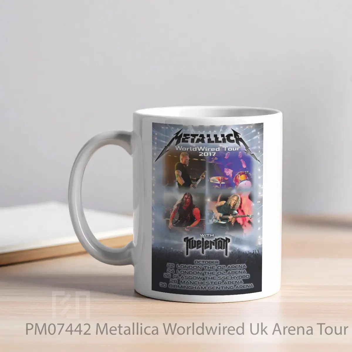 Mug Metallica Worldwired Uk Arena Tour 2017 MPM07442 - All-side / Desain