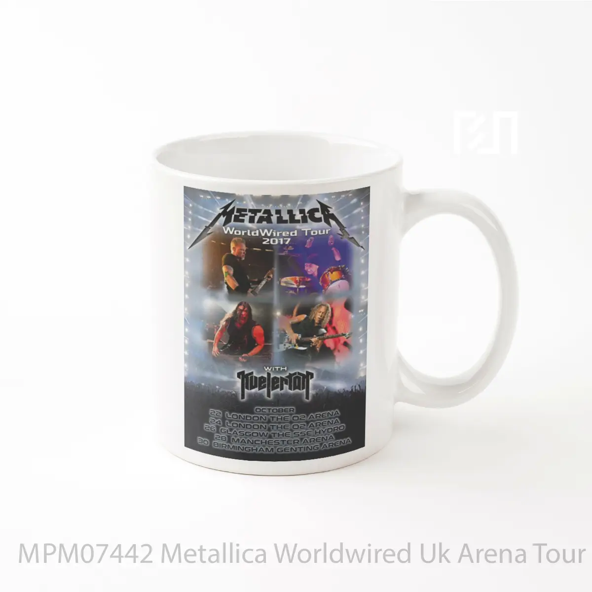 Mug Metallica Worldwired Uk Arena Tour 2017 MPM07442