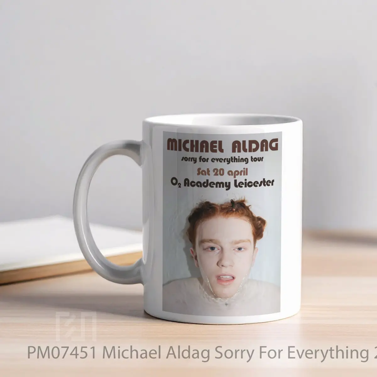 Mug Michael Aldag Sorry For Everything 2024 Uk Tour Leicester O2 Academy MPM07451 - All-side / Desain