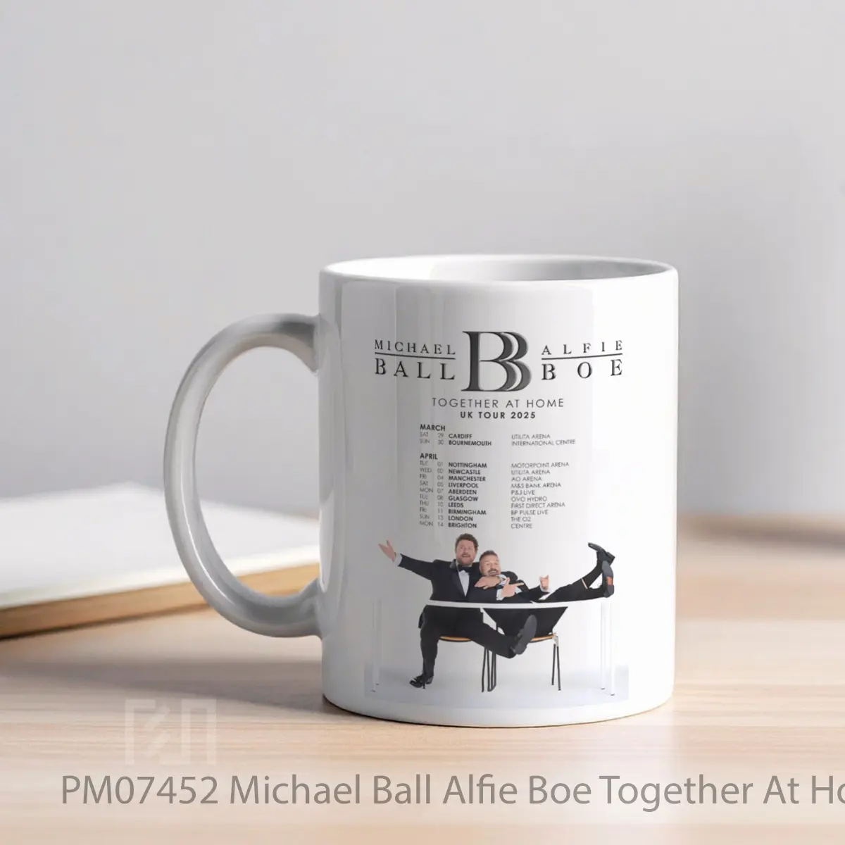 Mug Michael Ball Alfie Boe Together At Home 2025 Uk MPM07452 - All-side / Desain