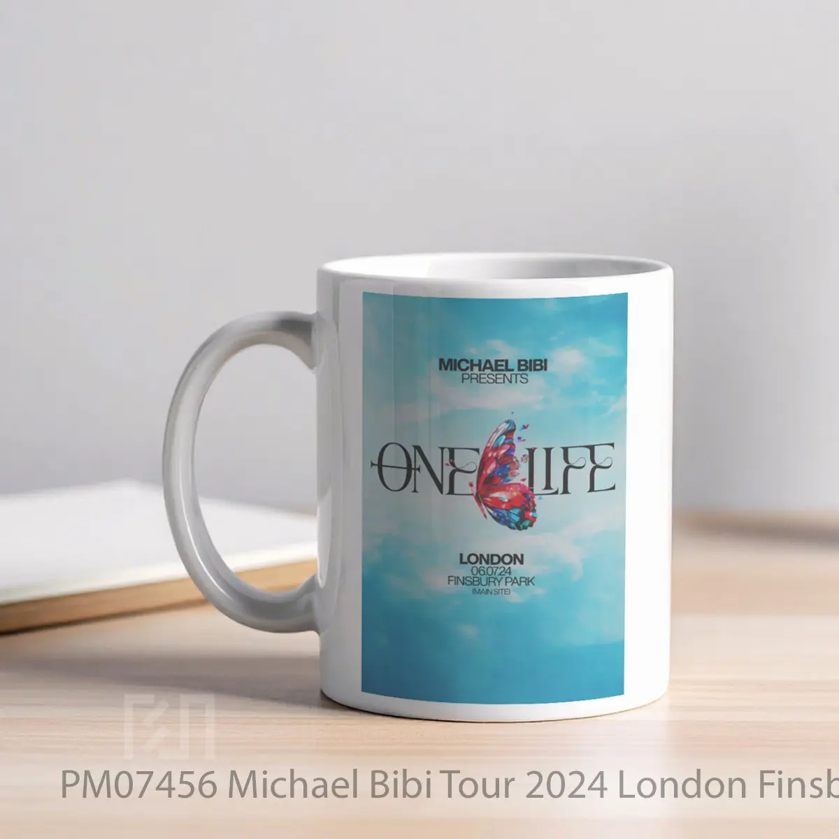 Mug Michael Bibi Tour 2024 London Finsbury Park MPM07456 - All-side / Desain