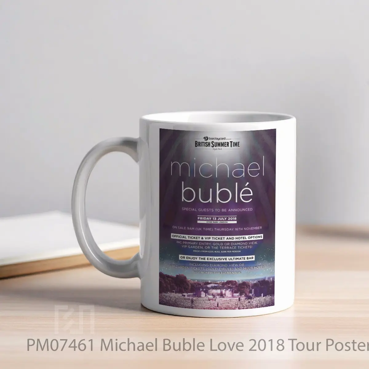 Mug Michael Buble Love 2018 Tour MPM07461 - All-side / Desain