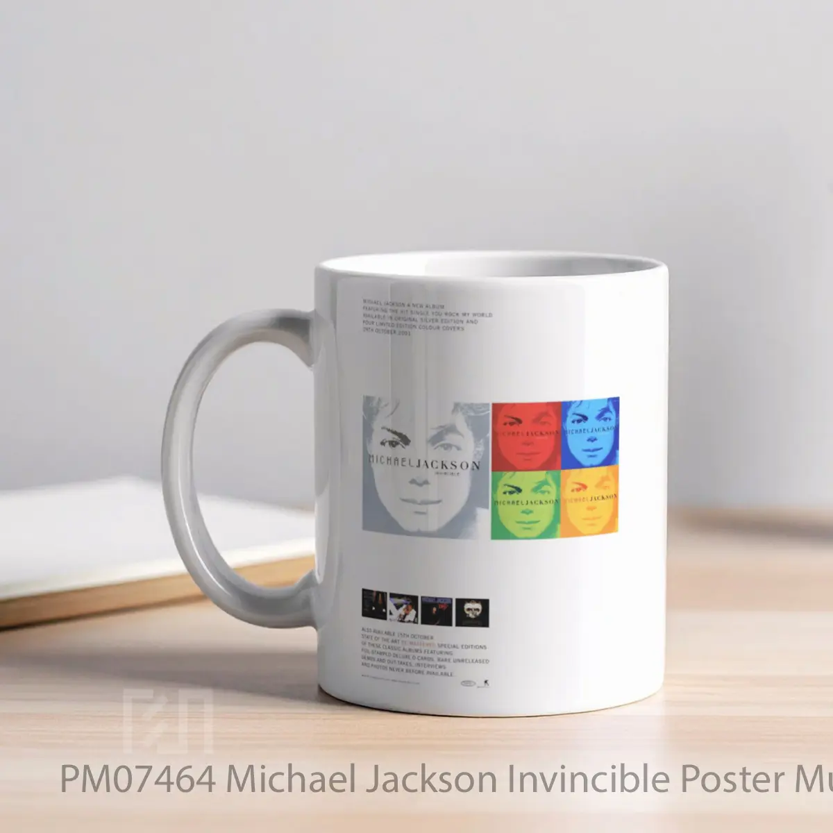 Mug Michael Jackson Invincible MPM07464 - All-side / Desain