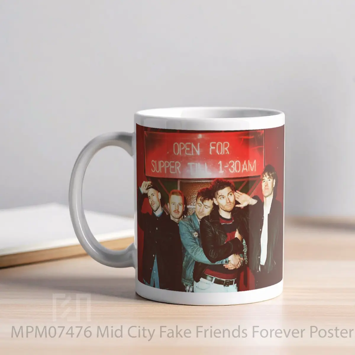 Mug Mid City Fake Friends Forever MPM07476 - All-side / Desain