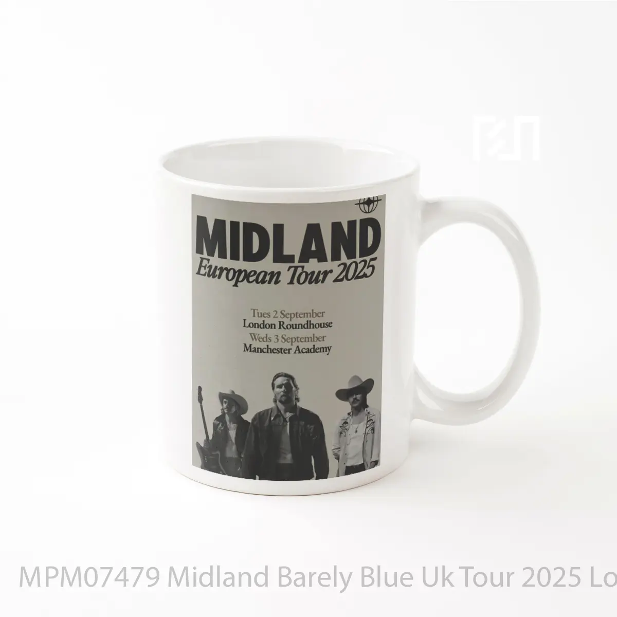 Mug Midland Barely Blue Uk Tour 2025 London Manchester MPM07479