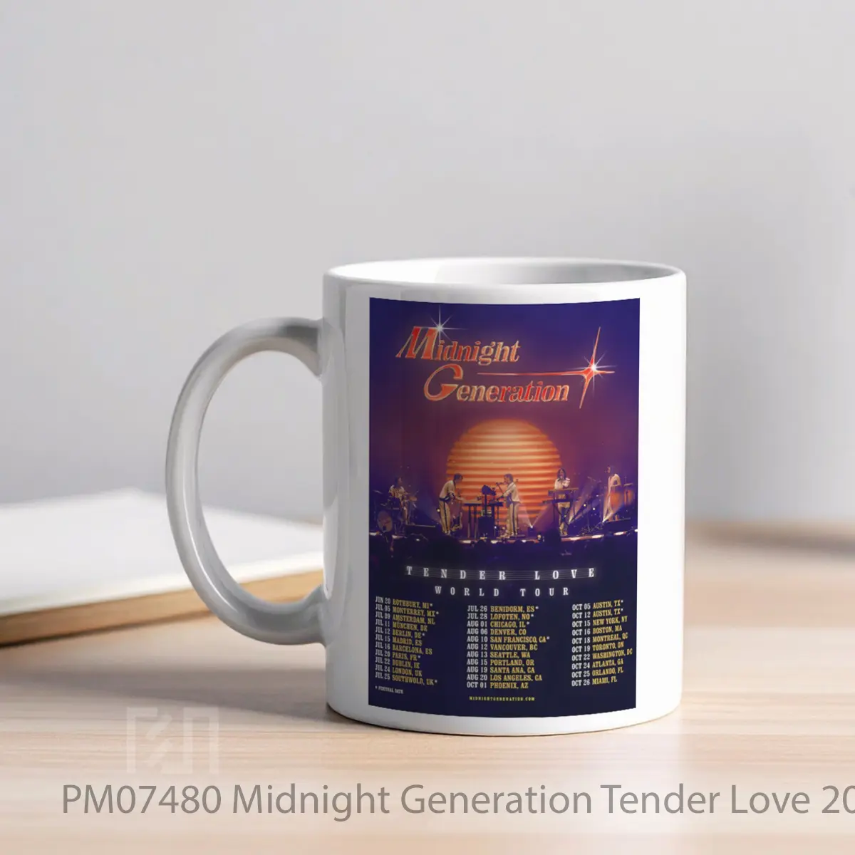 Mug Midnight Generation Tender Love 2025 World Tour Po MPM07480 - All-side / Desain