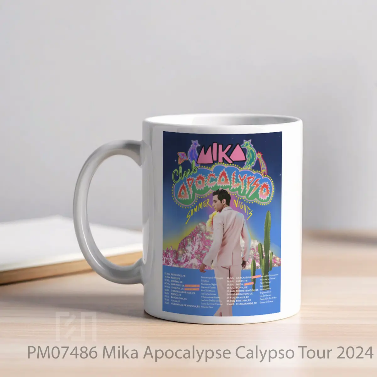 Mug Mika Apocalypse Calypso Tour 2024 MPM07486 - All-side / Desain