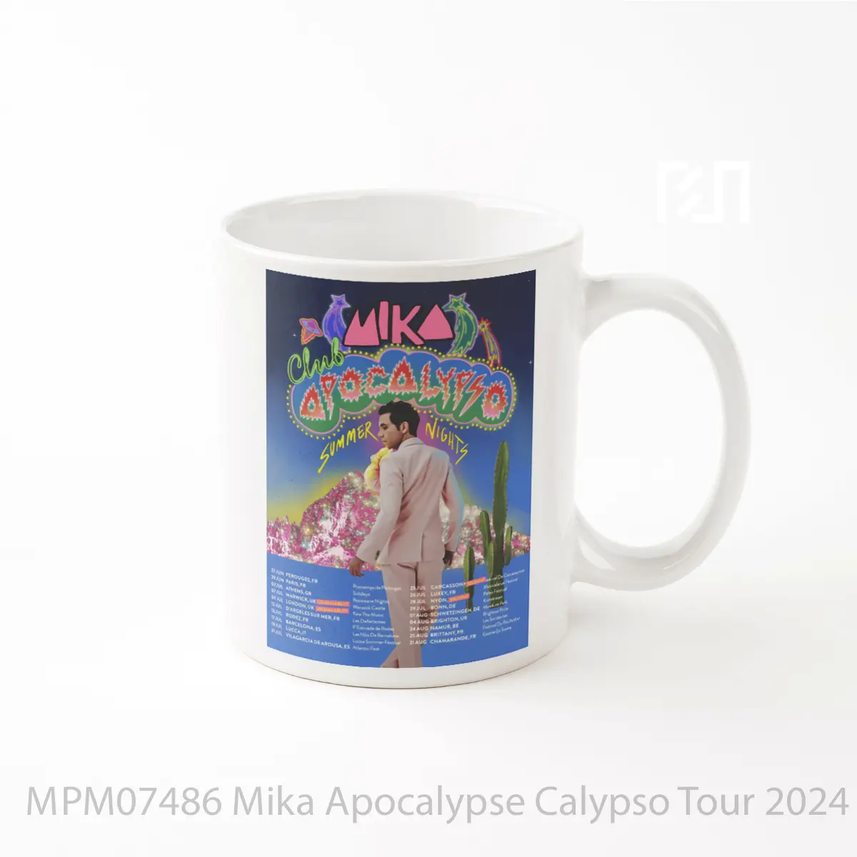 Mug Mika Apocalypse Calypso Tour 2024 MPM07486