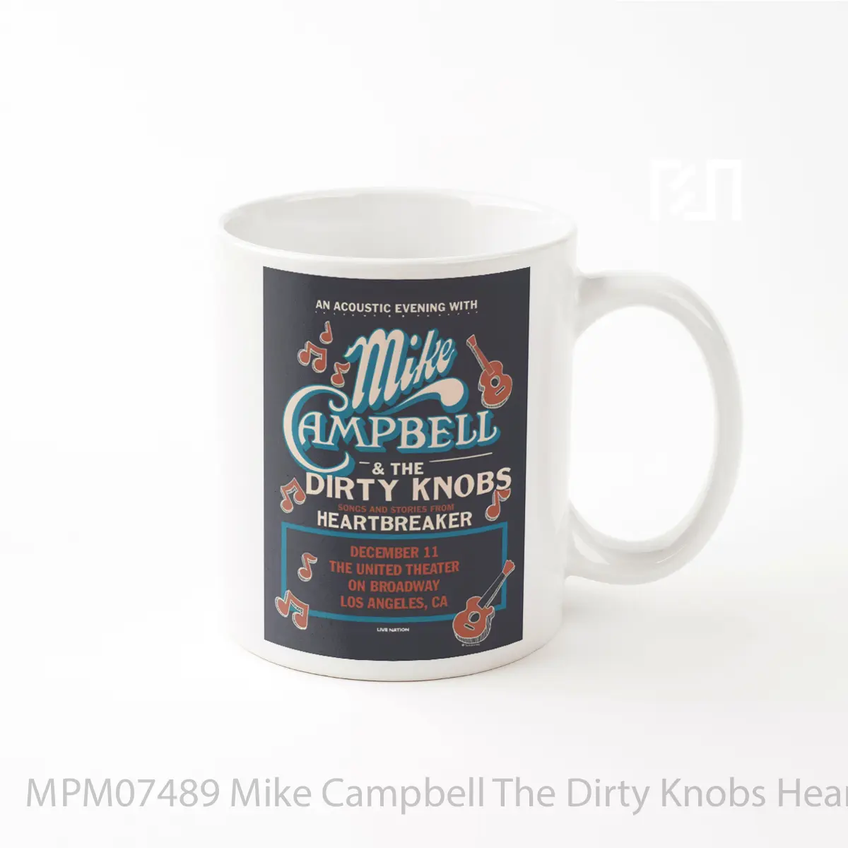 Mug Mike Campbell The Dirty Knobs Heartbreaker 2025 Tour MPM07489