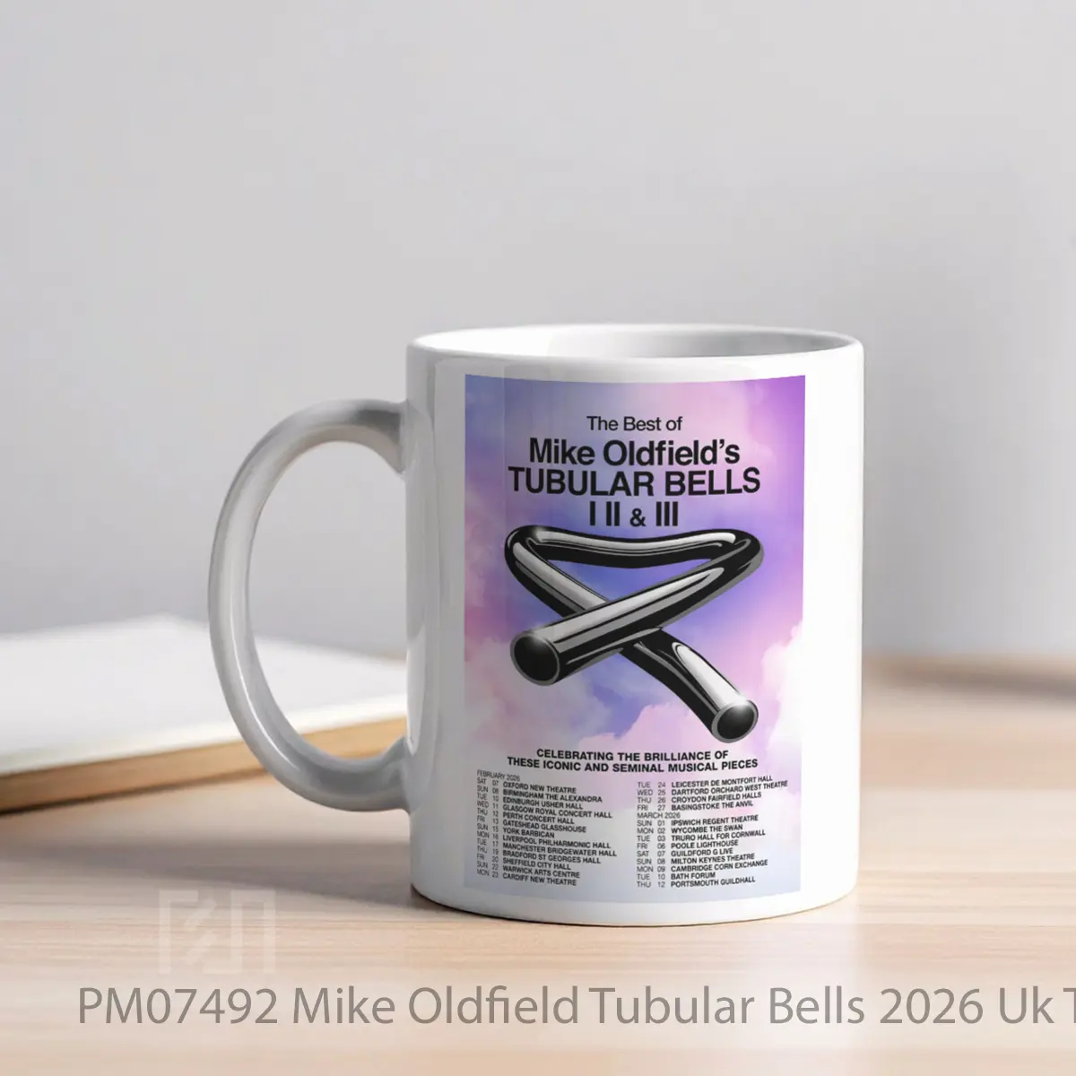 Mug Mike Oldfield Tubular Bells 2026 Uk Tour MPM07492 - All-side / Desain
