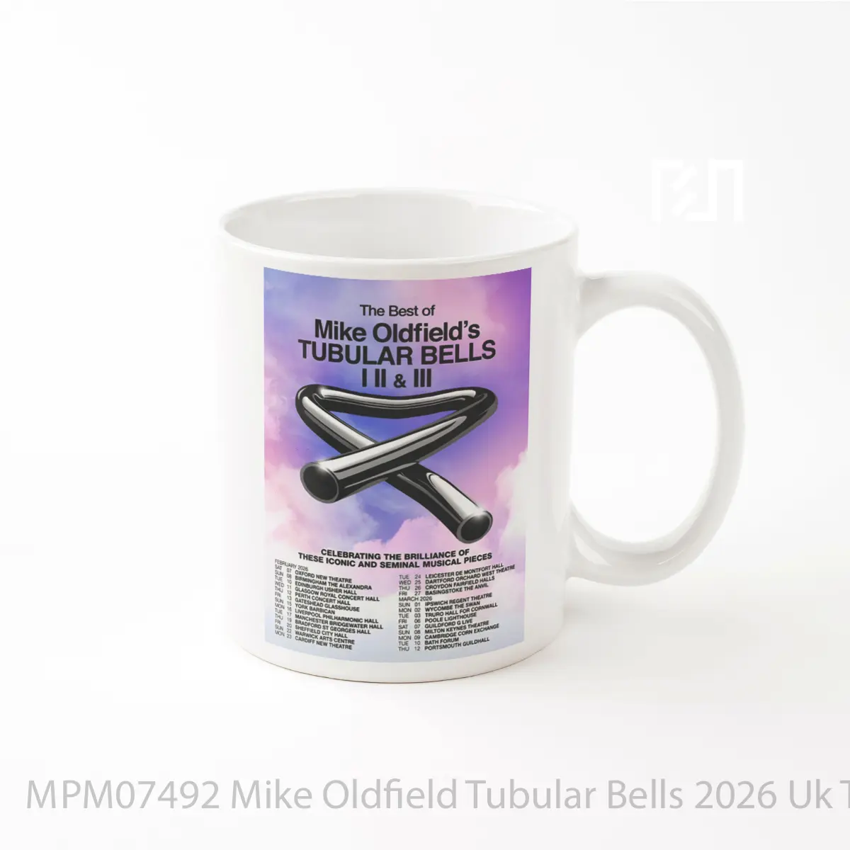 Mug Mike Oldfield Tubular Bells 2026 Uk Tour MPM07492
