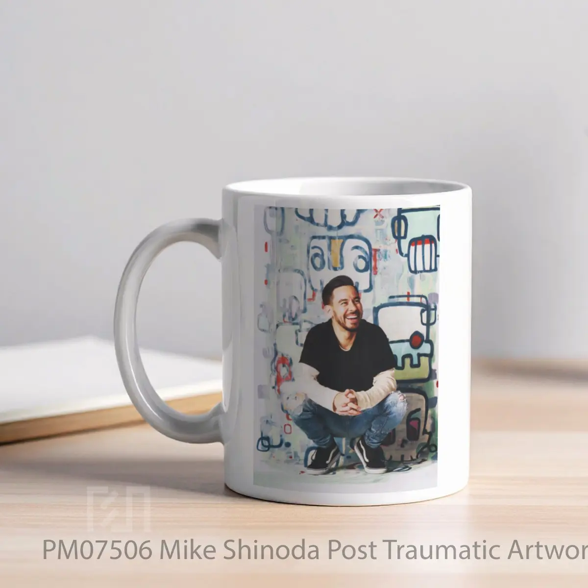Mug Mike Shinoda Post Traumatic Artwork 2 MPM07506 - All-side / Desain