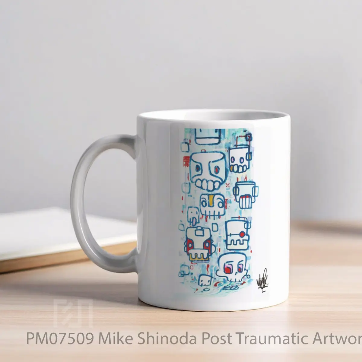 Mug Mike Shinoda Post Traumatic Artwork MPM07509 - All-side / Desain